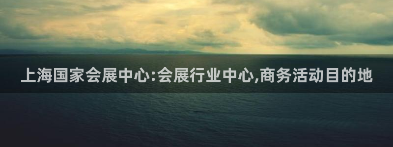 果博注册充值：上海国家会展中心:会展行业中心,商务活动目的地