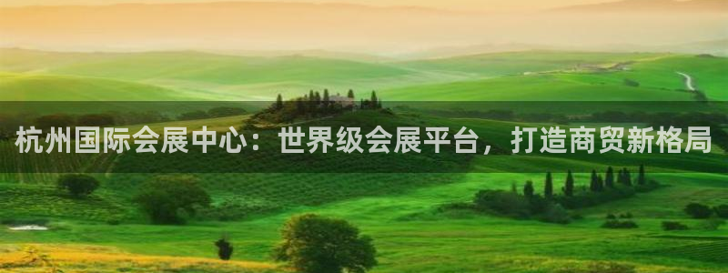 果博园简介：杭州国际会展中心：世界级会展平台，打造商贸新格局