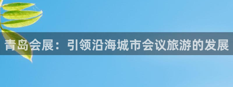 果博怎么注册账号：青岛会展：引领沿海城市