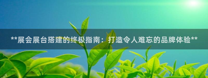 果博平台真实吗知乎怎么样：**展会展台搭建的终极指南：打造令人难忘的品牌体验**