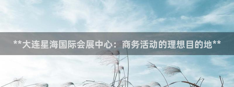 果博怎么注册账号和密码：**大连星海国际会展中心：商务活动的理想目的地**