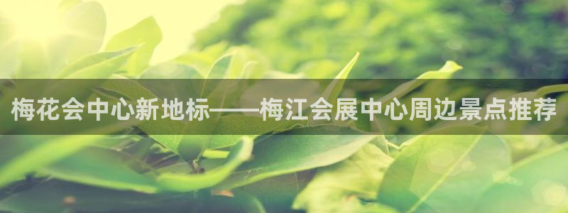 果博公司开户注册：梅花会中心新地标——梅江会展中心周边景点推荐