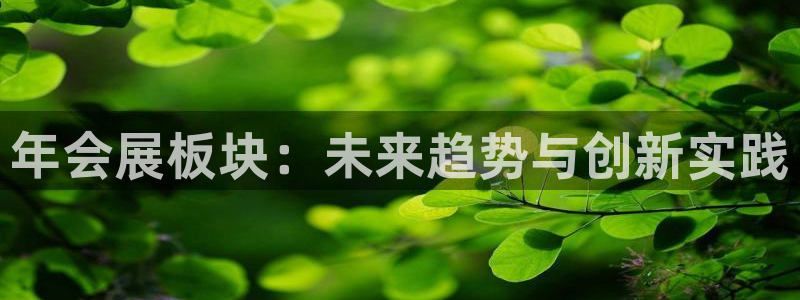 果博代理网：年会展板块：未来趋势与创新实践