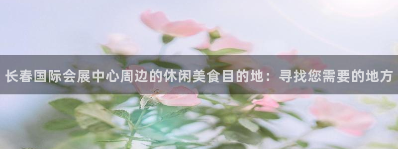 果搏代理：长春国际会展中心周边的休闲美食目的地：寻