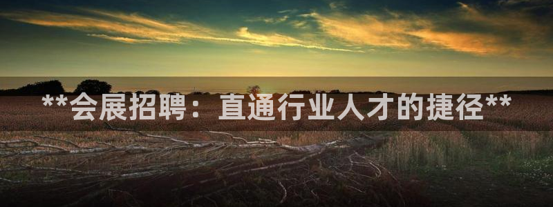 果博平台真实吗安全吗：**会展招聘：直通行业人才的捷径**