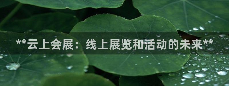 果博手机版下载：**云上会展：线上展览和活动的未来**